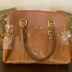 Dooney & Bourke Olive Domed Buckle Satchel Bag